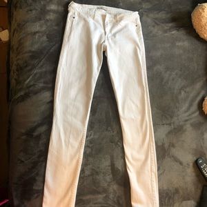 Abercrombie and Fitch white jeans